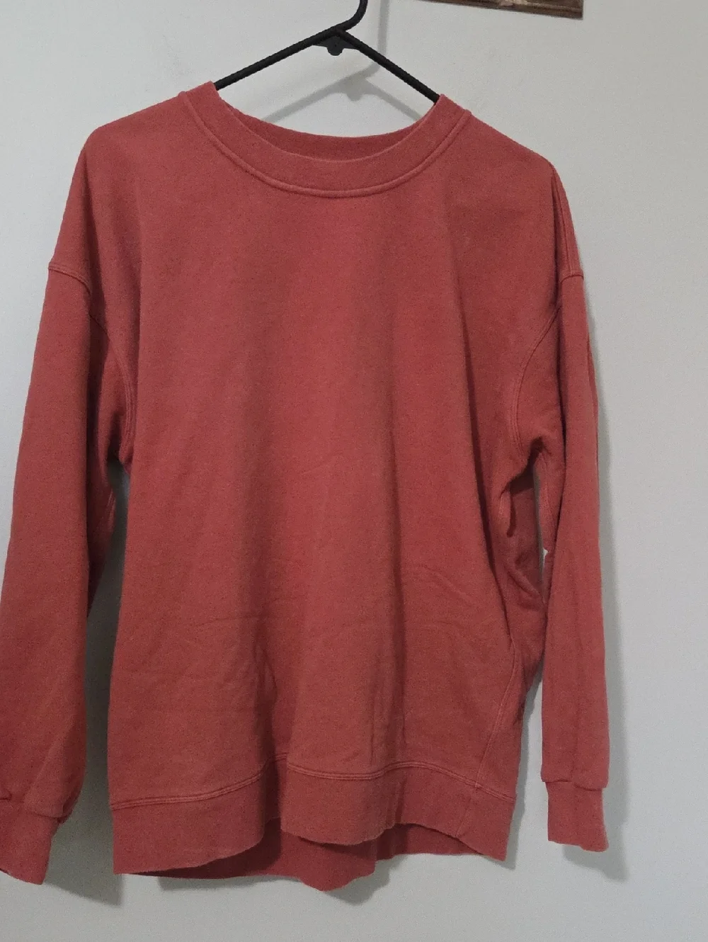Lululemon Perfectly Oversized Crew Neck Sweatshirt Size 8 Red